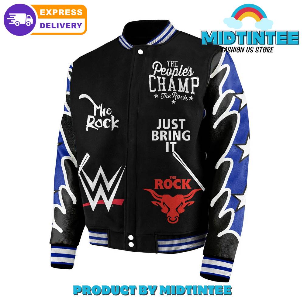 The Rock The People’S Champ Baseball Jacket 30Uf092541 – Utopia Fashion