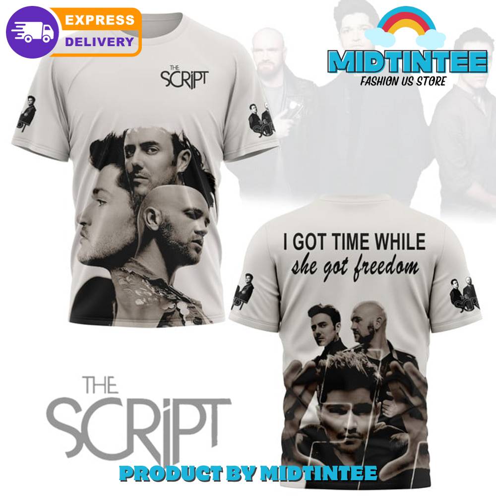 The Script I Got Time White She Got Freedom Shirt 30Uf095488 – Utopia Fashion