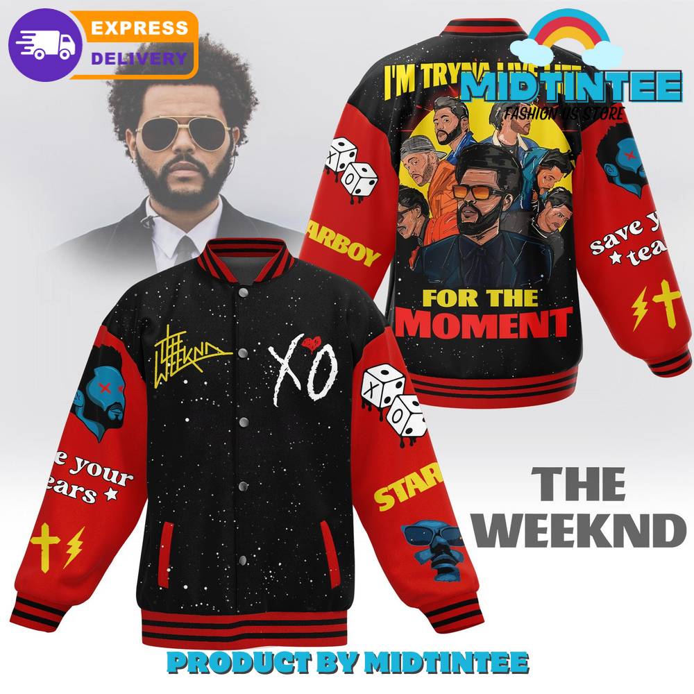 The Weeknd For The Moment Baseball Jacket 30Uf092543 – Utopia Fashion