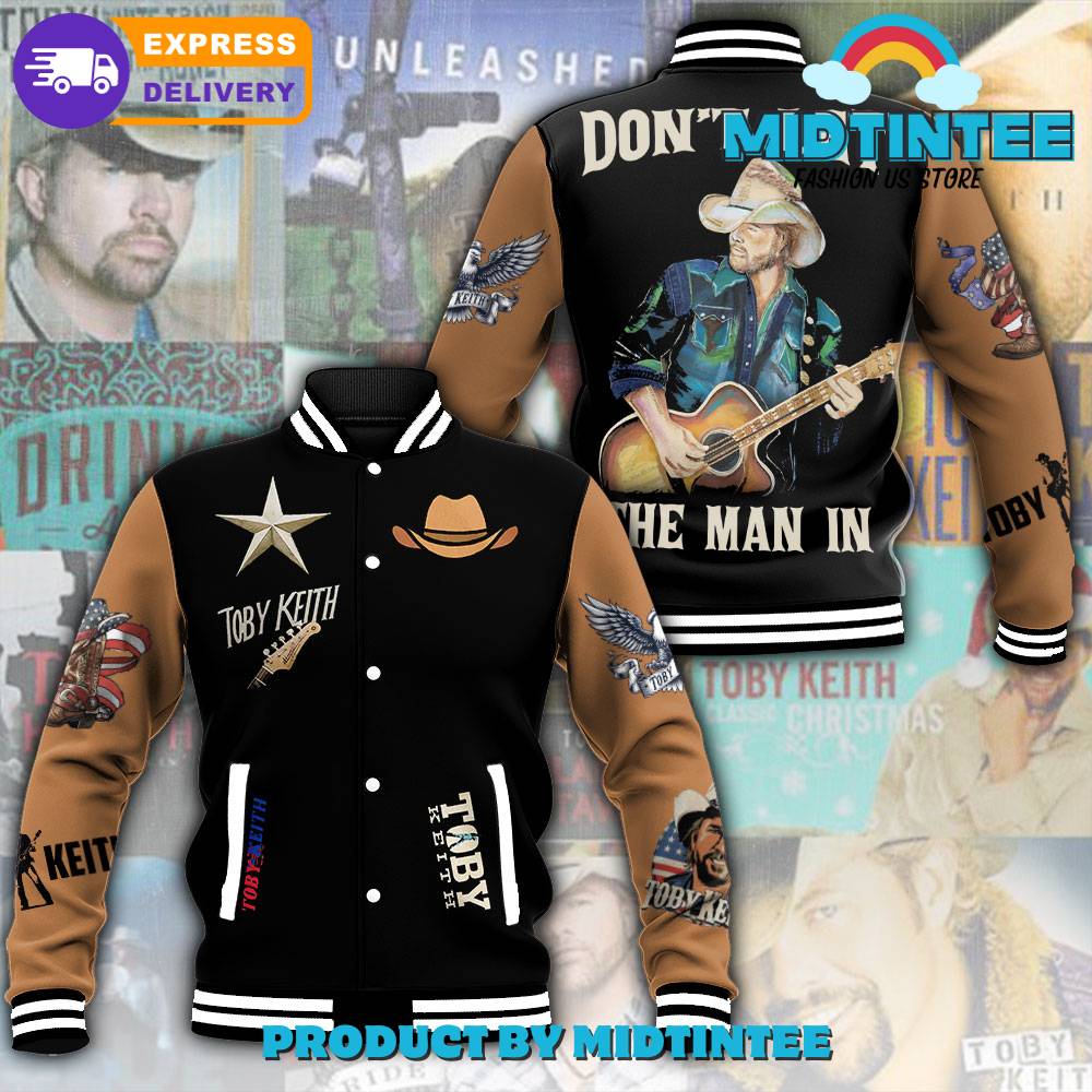 Toby Keith Don’T Let The Man In Baseball Jacket 30Uf092547 – Utopia Fashion