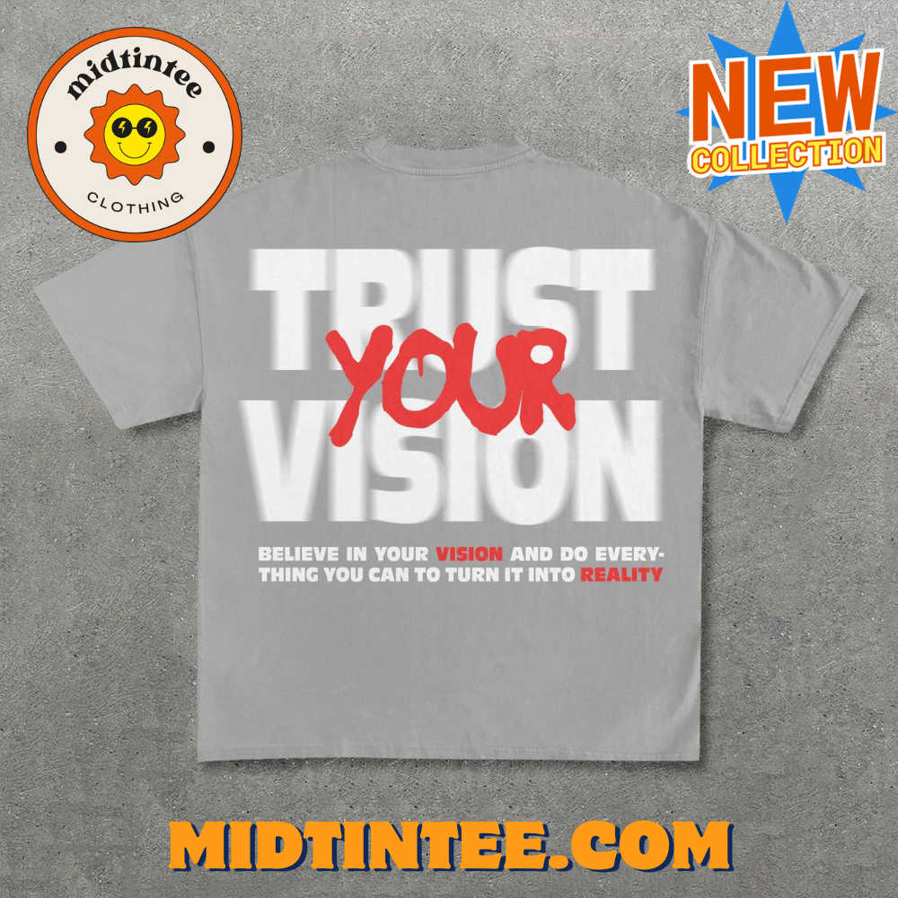 Trust Your Vision Print Short Sleeve T-Shirt 30Uf094340 – Utopia Fashion