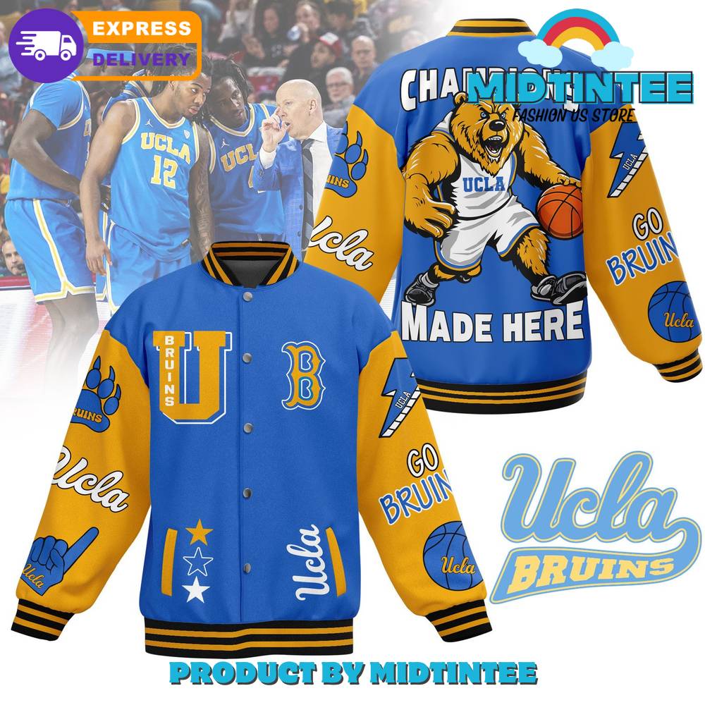 Ucla Bruins Champions Made Here Go Bruins Baseball Jacket 30Uf092562 – Utopia Fashion