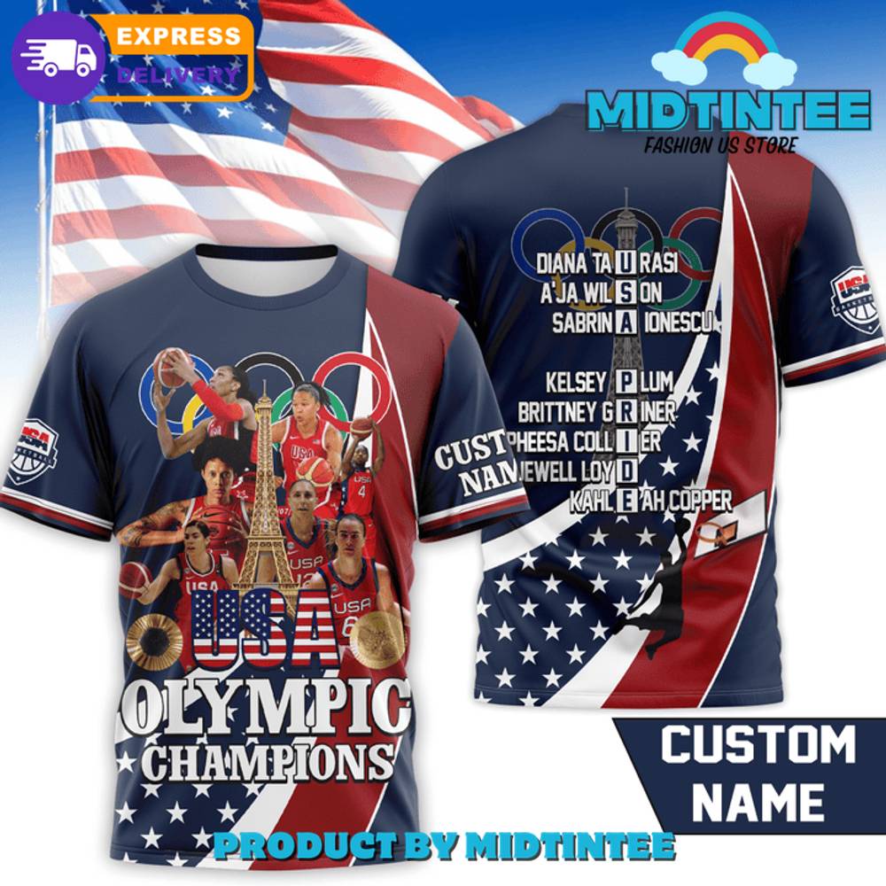 Usa Olympic Champions Woman Basketball Shirt 30Uf095527 – Utopia Fashion