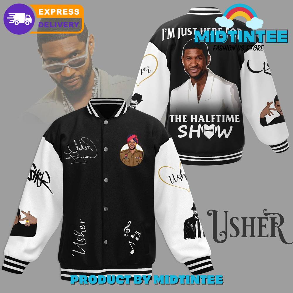 Usher The Halftime Show Baseball Jacket 30Uf092565 – Utopia Fashion