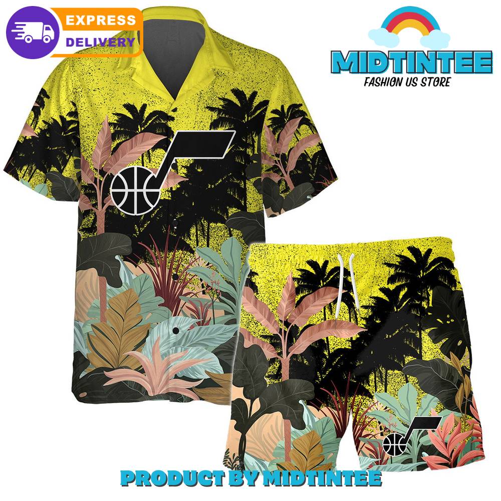 Utah Jazz Team Pattern Tropical Combo Hawaiian Set 30Uf093381 – Utopia Fashion