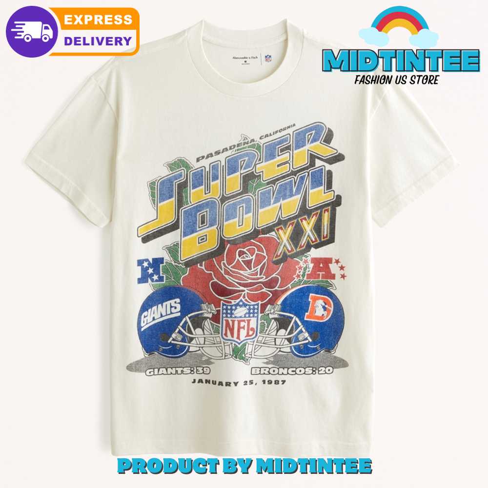 Vintage Super Bowl Xxi Graphic T-Shirt 30Uf094358 – Utopia Fashion