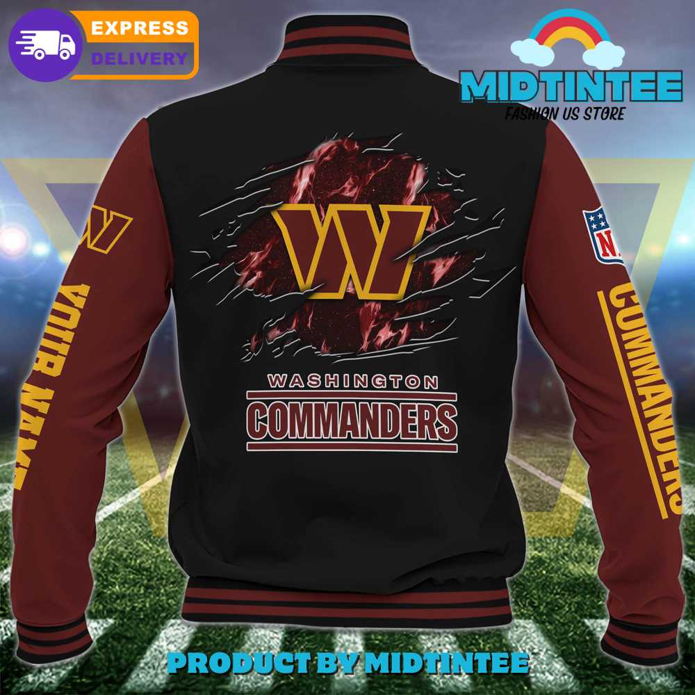 Washington Commanders Nfl Custom Name Baseball Jacket 30Uf092573 – Utopia Fashion