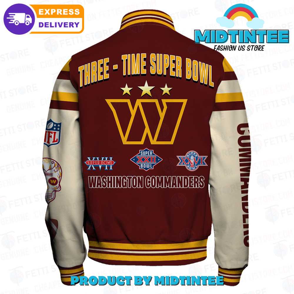 Washington Commanders National Football League Champions Varsity Jacket 30Uf092571 – Utopia Fashion