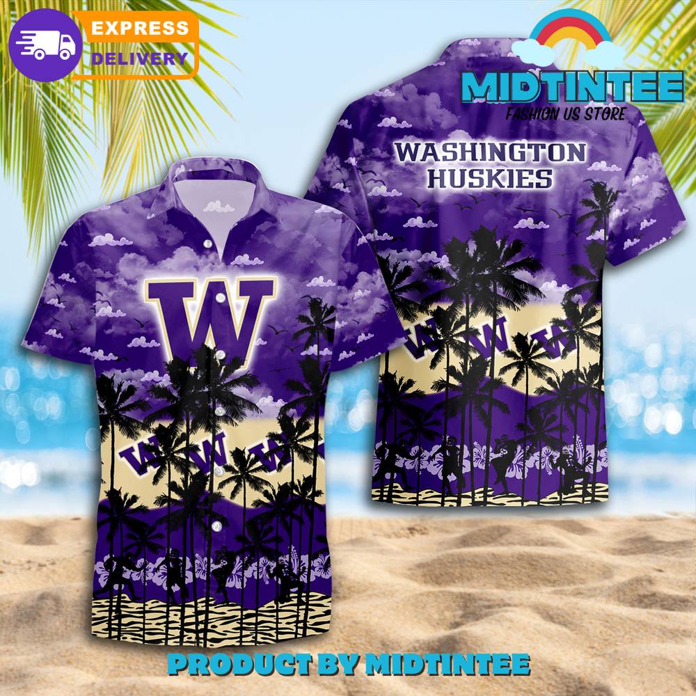 Washington Huskies Hawaiian Shirt Trending Summer 30Uf093401 – Utopia Fashion