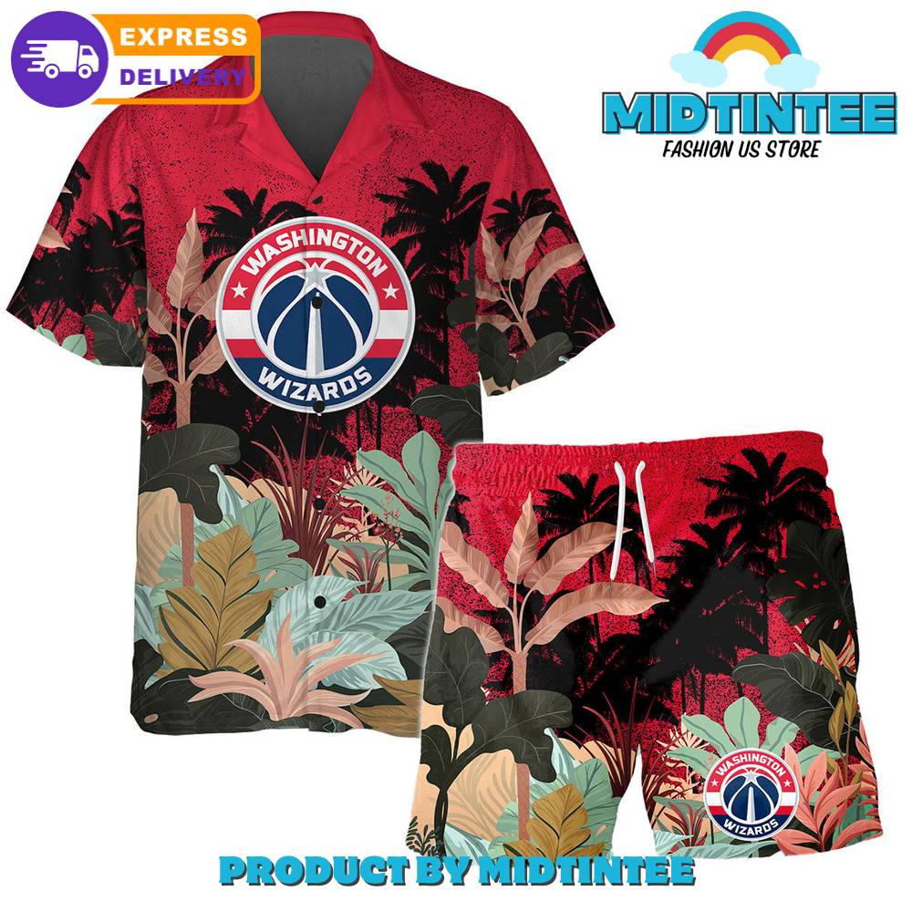 Washington Wizards Team Pattern Tropical Combo Hawaiian Set 30Uf093407 – Utopia Fashion