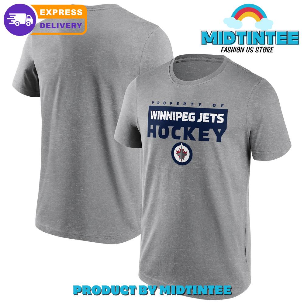 Winnipeg Jets Property Of Hockey Gray Shirt 30Uf095546 – Utopia Fashion