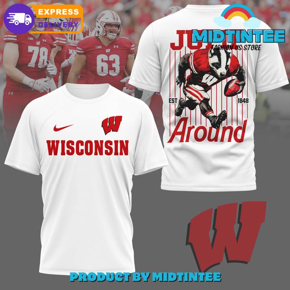 Wisconsin Badgers Ncaa Football White Shirt 30Uf095549 – Utopia Fashion