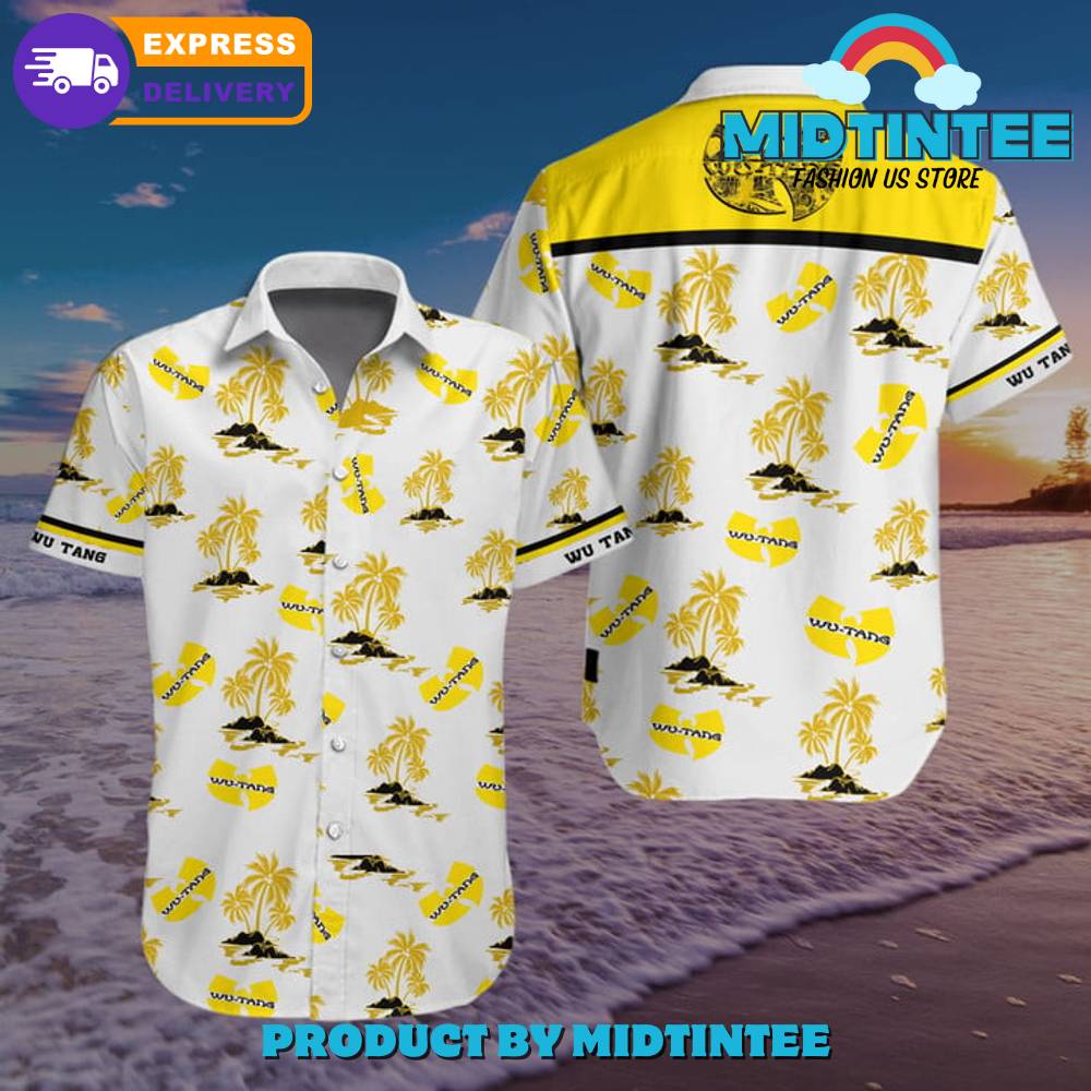 Wu Tang Yellow Hawaiian Shirt 30Uf093424 – Utopia Fashion