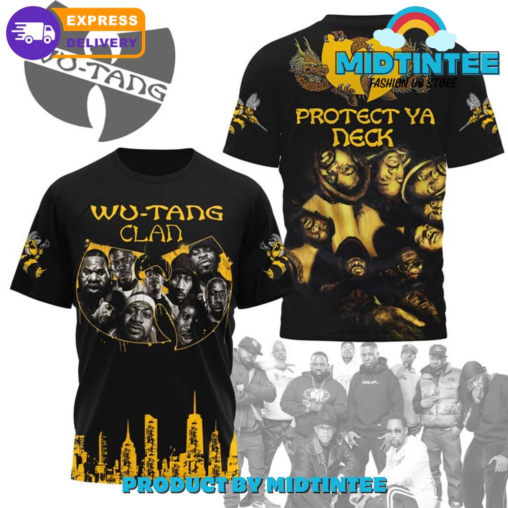 Wu-Tang Clan Band Protect Ya Neck Shirt 30Uf095551 – Utopia Fashion