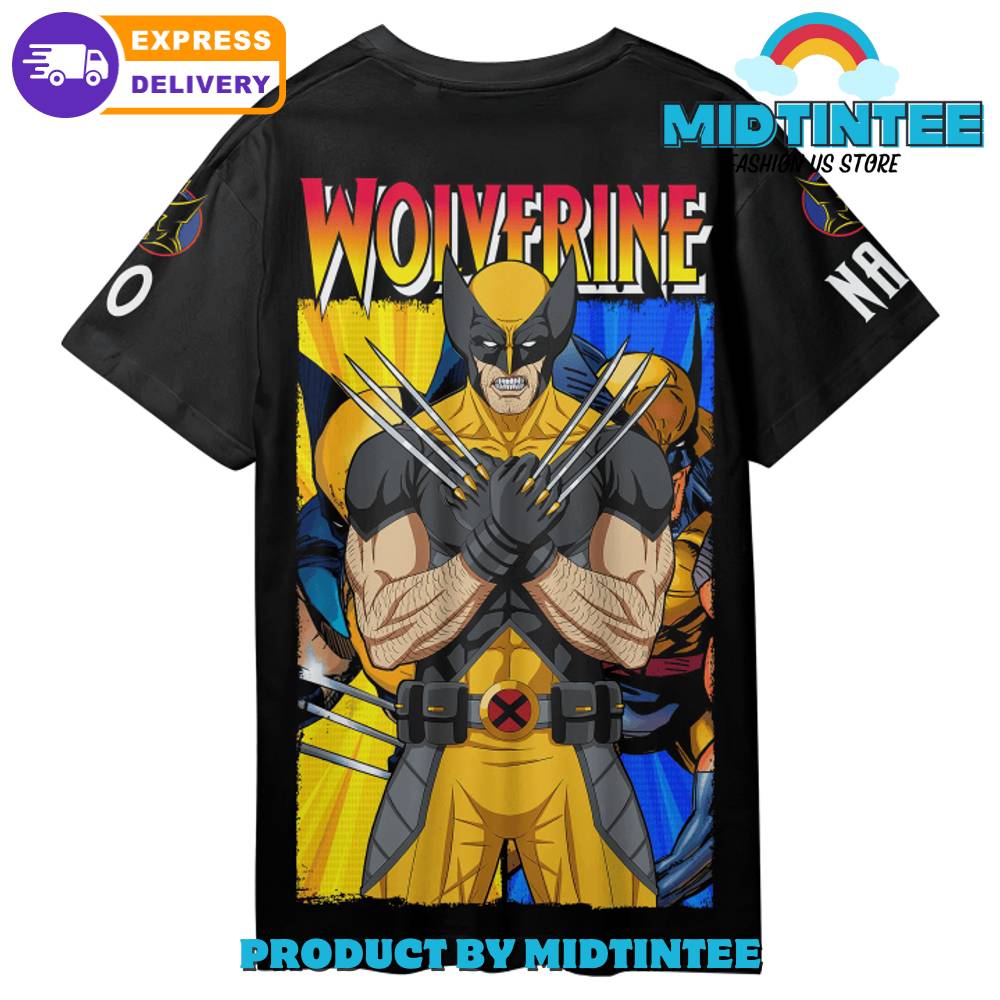 Xmen Wolverine Customized Black Shirt 30Uf095555 – Utopia Fashion