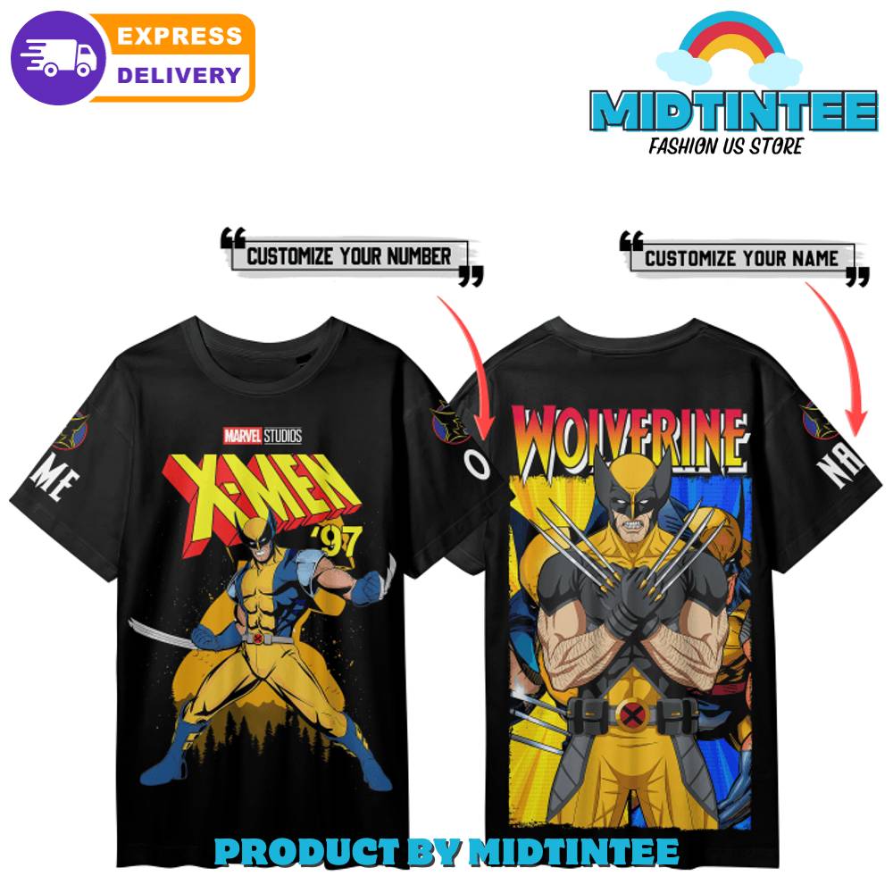 Xmen Wolverine Customized Black Shirt 30Uf095555 – Utopia Fashion