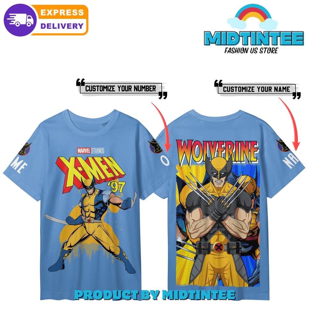 Xmen Wolverine Customized Blue Shirt 30Uf095556 – Utopia Fashion