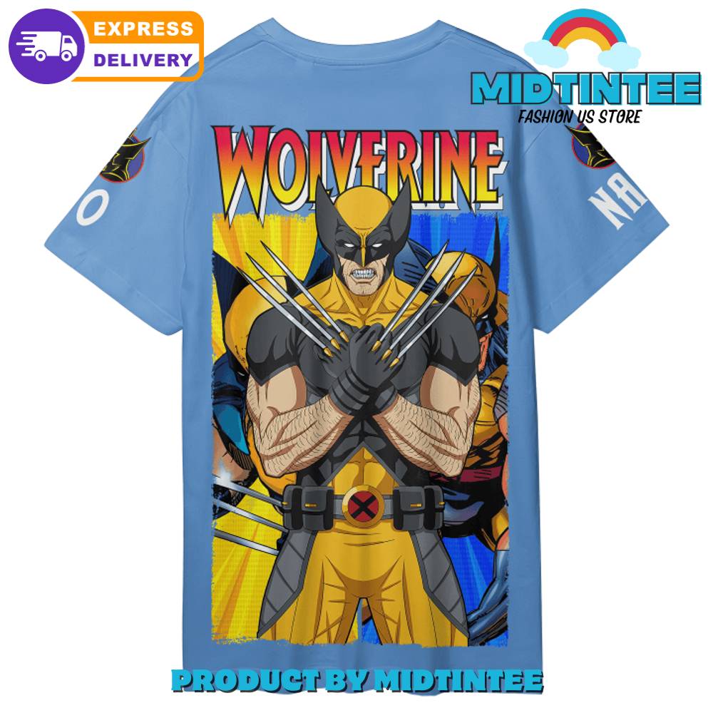 Xmen Wolverine Customized Blue Shirt 30Uf095556 – Utopia Fashion