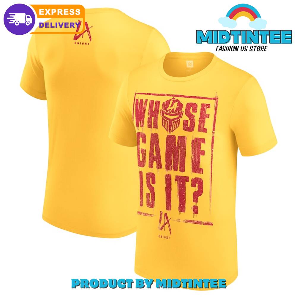 Yellow La Knight Whose Game Is It Shirt 30Uf095557 – Utopia Fashion