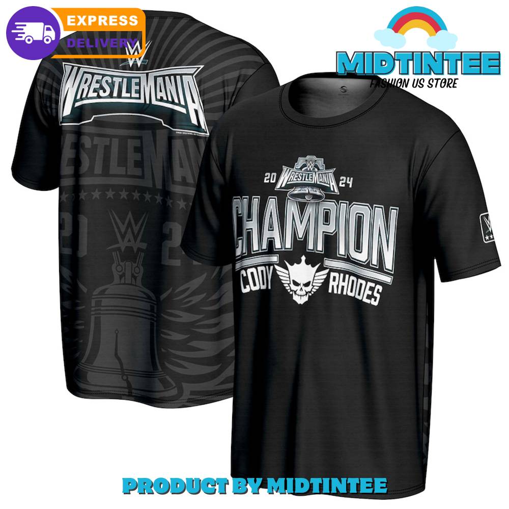 Youth Prosphere Black Cody Rhodes Wrestlemania Champion Sublimated T-Shirt 30Uf095560 – Utopia Fashion