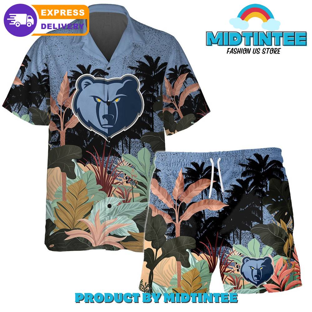 Memphis Grizzlies Team Pattern Tropical Combo Hawaiian Set 30Uf092981 – Utopia Fashion