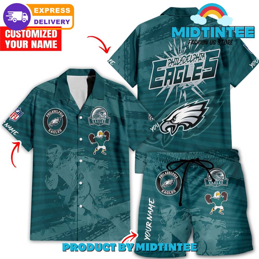 Philadelphia Eagles Personalized Combo Hawaiian Shirt And Short 30Uf093223 – Utopia Fashion