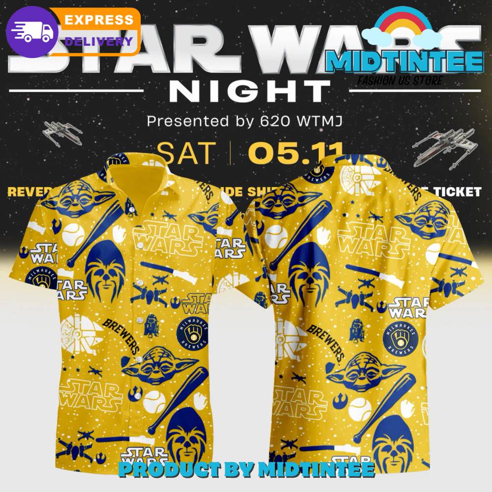 Milwaukee Brewers X Star Wars Yellow Hawaiian Shirt 30Uf093018 – Utopia Fashion