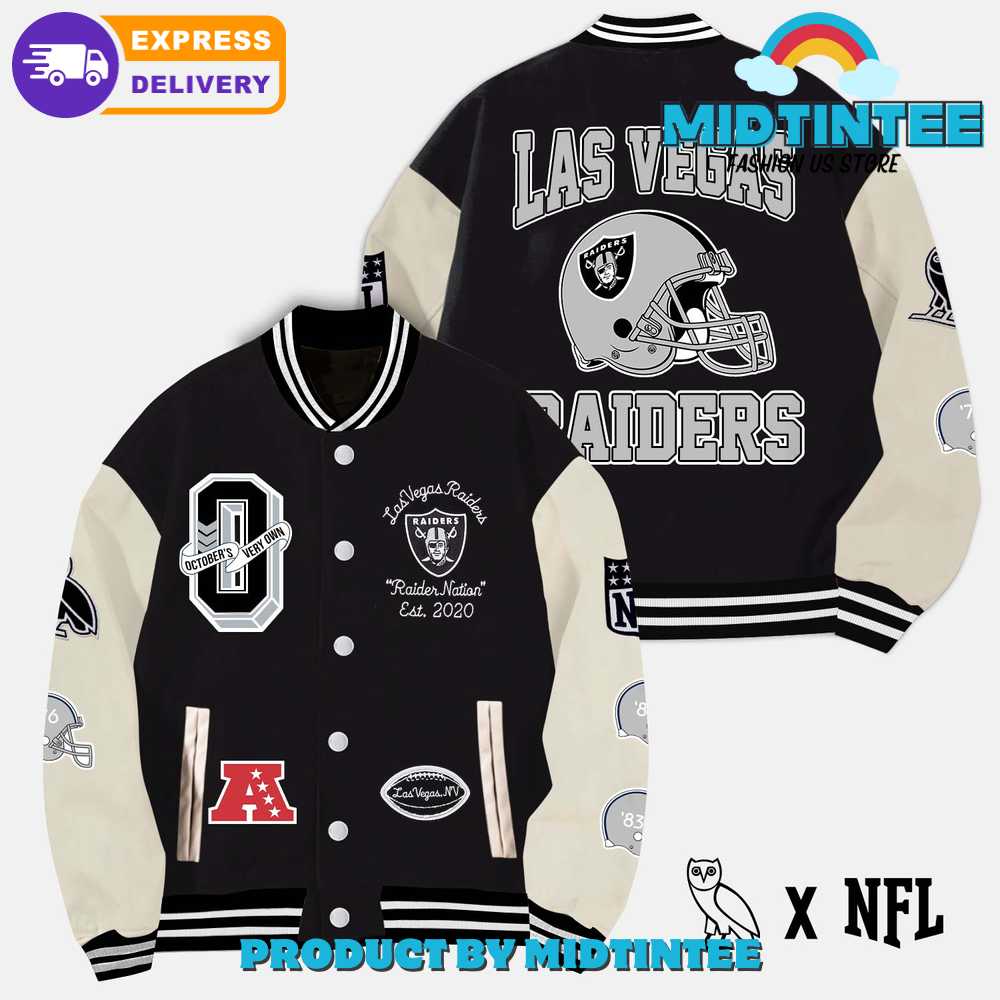 Ovo Las Vegas Raiders Nfl Varsity Jacket 30Uf092429 – Utopia Fashion