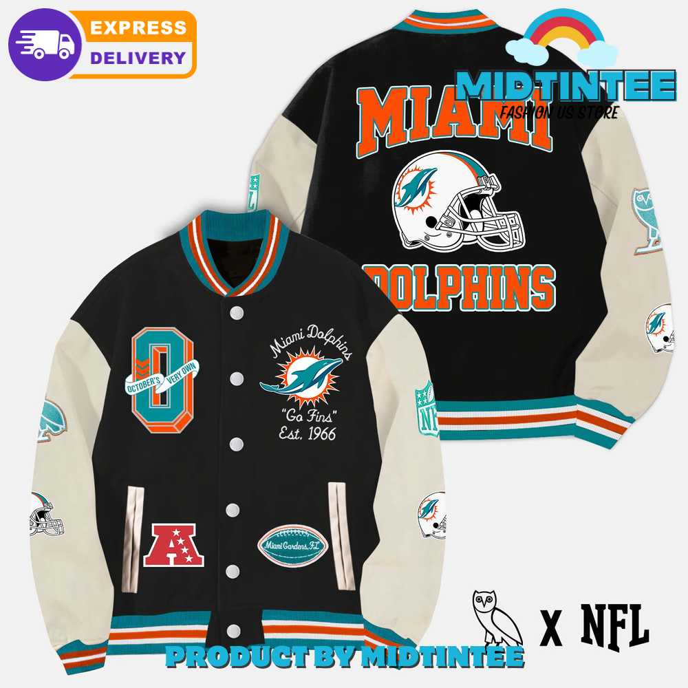 Ovo Miami Dolphins Nfl Varsity Jacket 30Uf092431 – Utopia Fashion