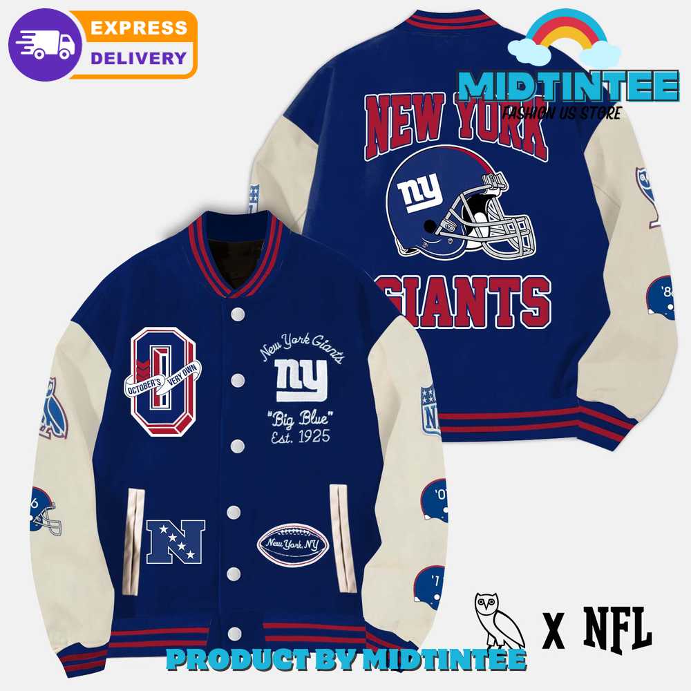 Ovo New York Giants Nfl Varsity Jacket 30Uf092434 – Utopia Fashion