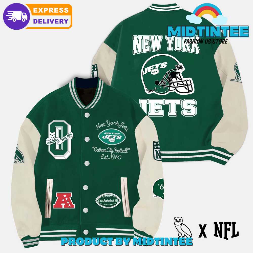 Ovo New York Jets Nfl Varsity Jacket 30Uf092435 – Utopia Fashion