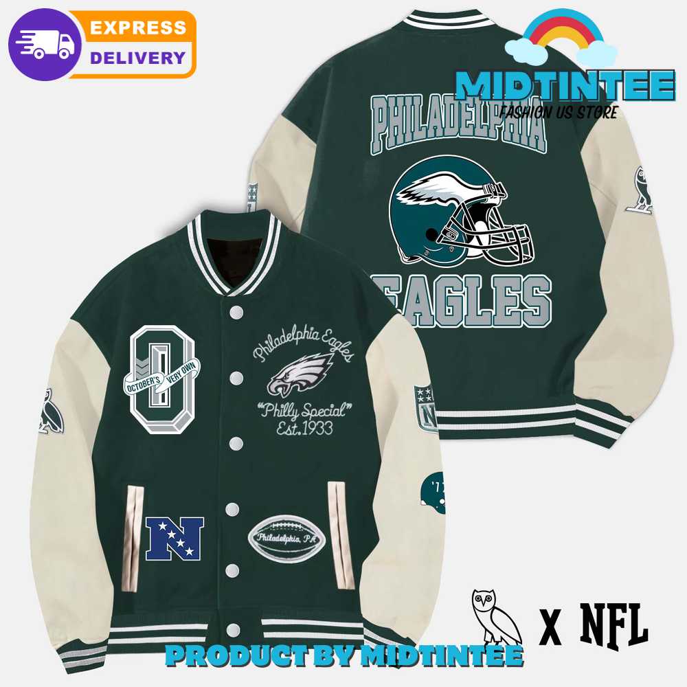 Ovo Philadelphia Eagles Nfl Varsity Jacket 30Uf092436 – Utopia Fashion