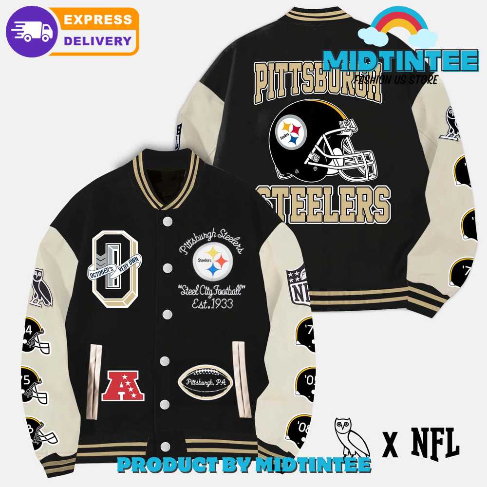 Ovo Pittsburgh Steelers Nfl Varsity Jacket 30Uf092437 – Utopia Fashion