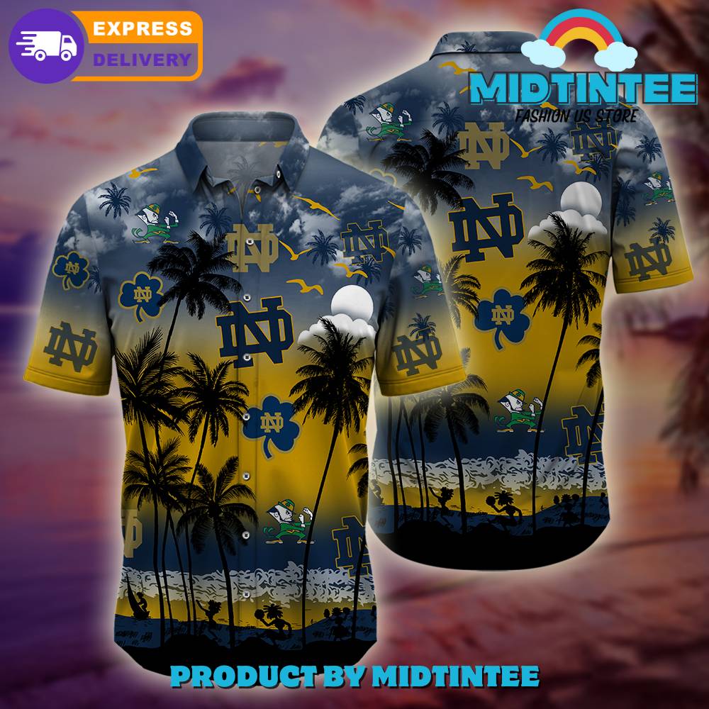 Notre Dame Fighting Irish Logo Combo Hawaiian Shirt, Shorts 30Uf093176 – Utopia Fashion